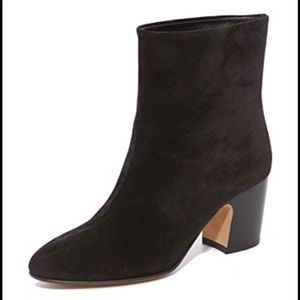 Vince dryden suede ankle booties